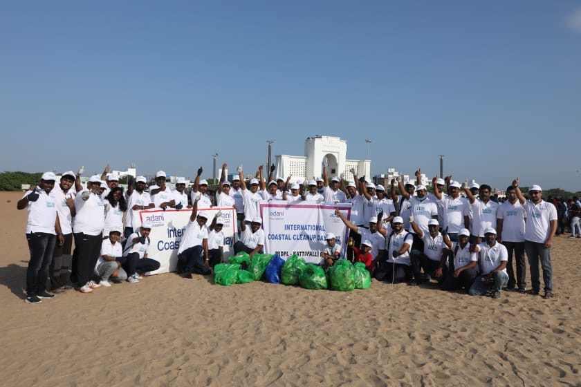 “Swachh Sagar, Surakshit Sagar” Coastal Cleanup Day by Adani Foundation & Katupalli Port team 