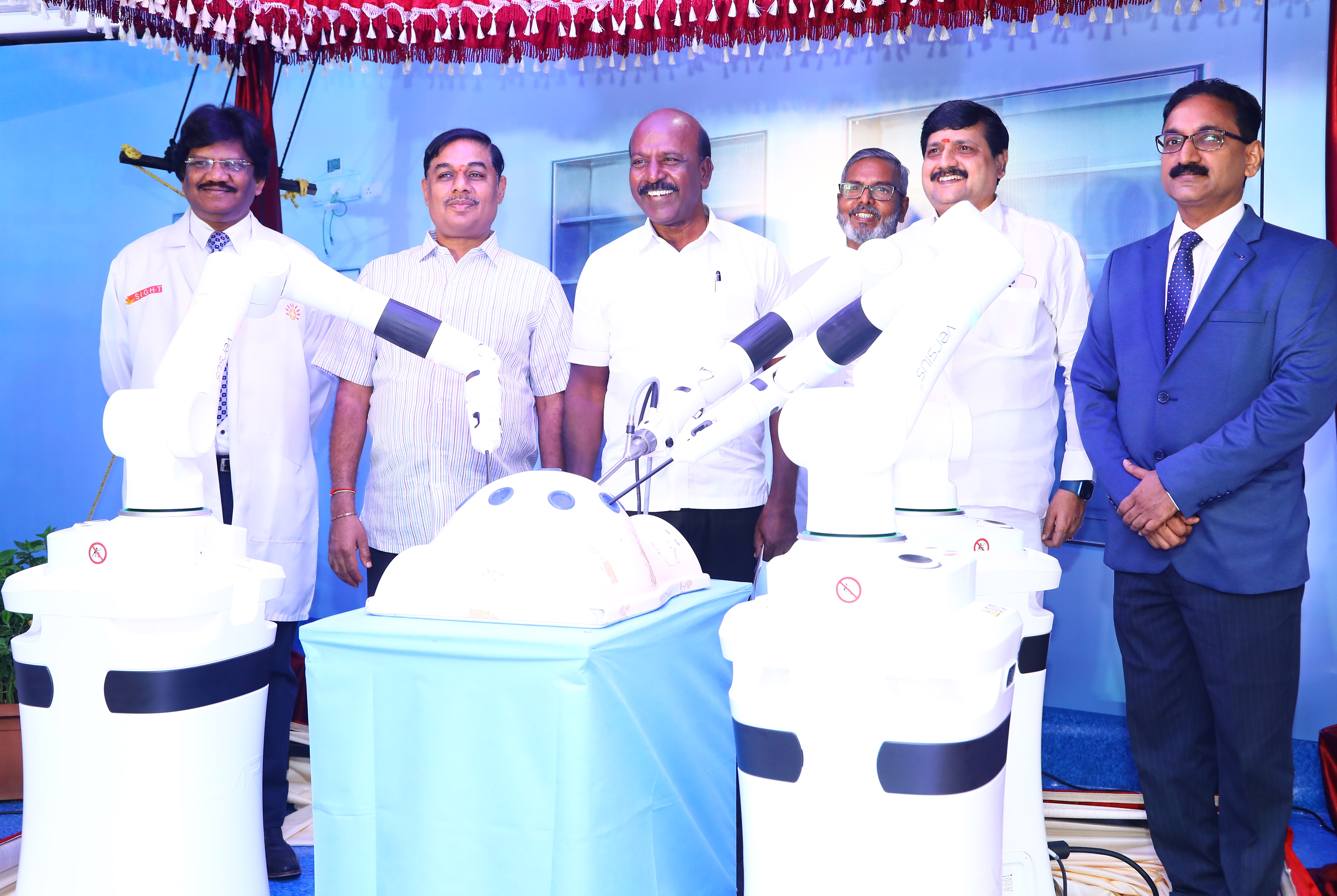 Minister for Health and Family Welfare inaugurated CMR’s Versius Robotic Surgical System at SIMS Hospital