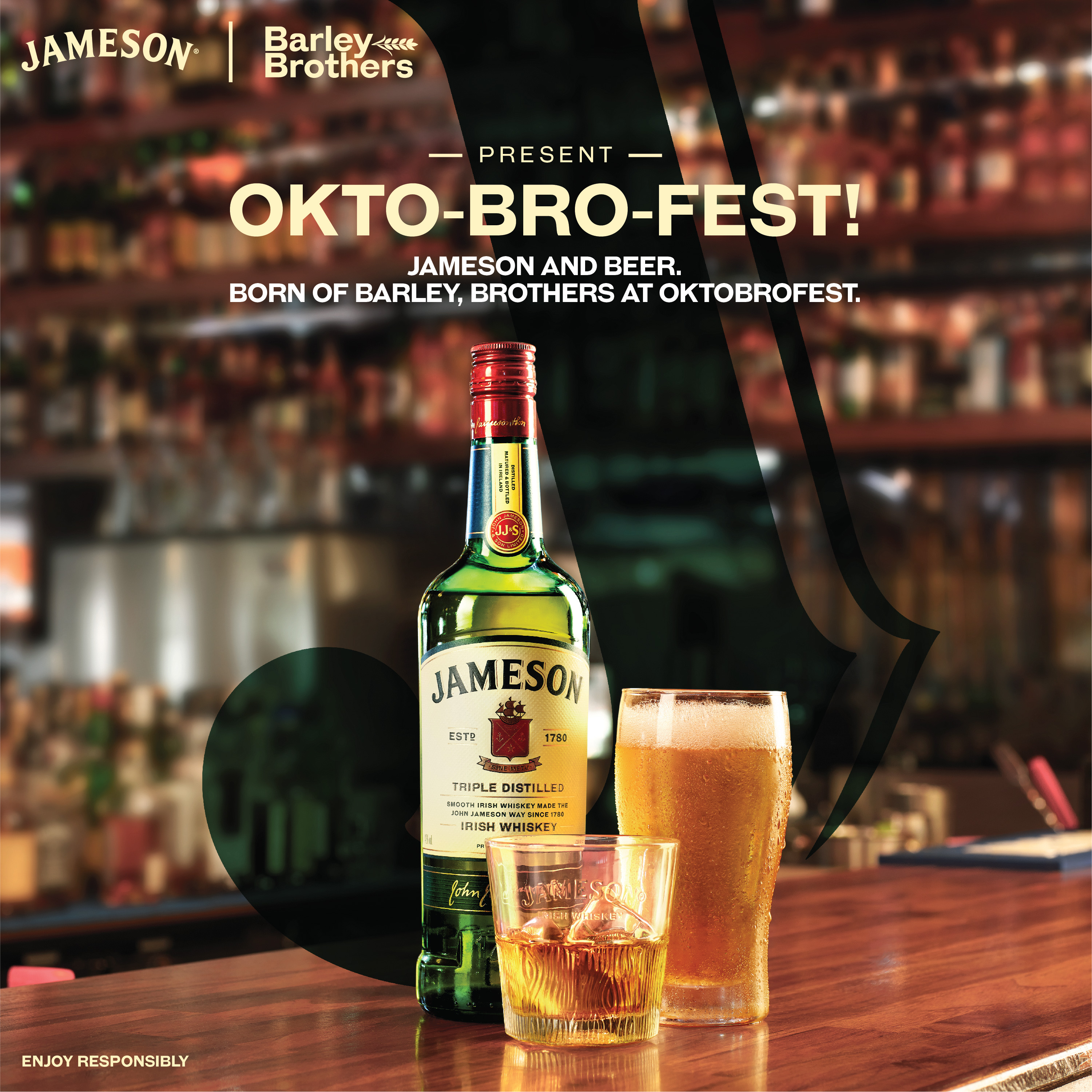 RAISE A TOAST TO BROTHERHOOD WITH JAMESON THIS #OKTO-BRO-FEST 