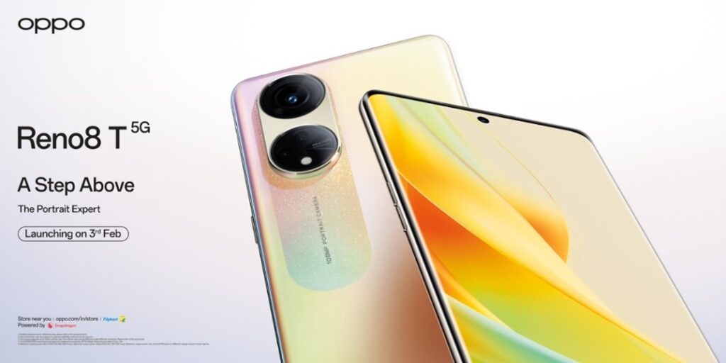 OPPO is all set to launch Reno8 T 5G for #AStepAbove into the Reno World