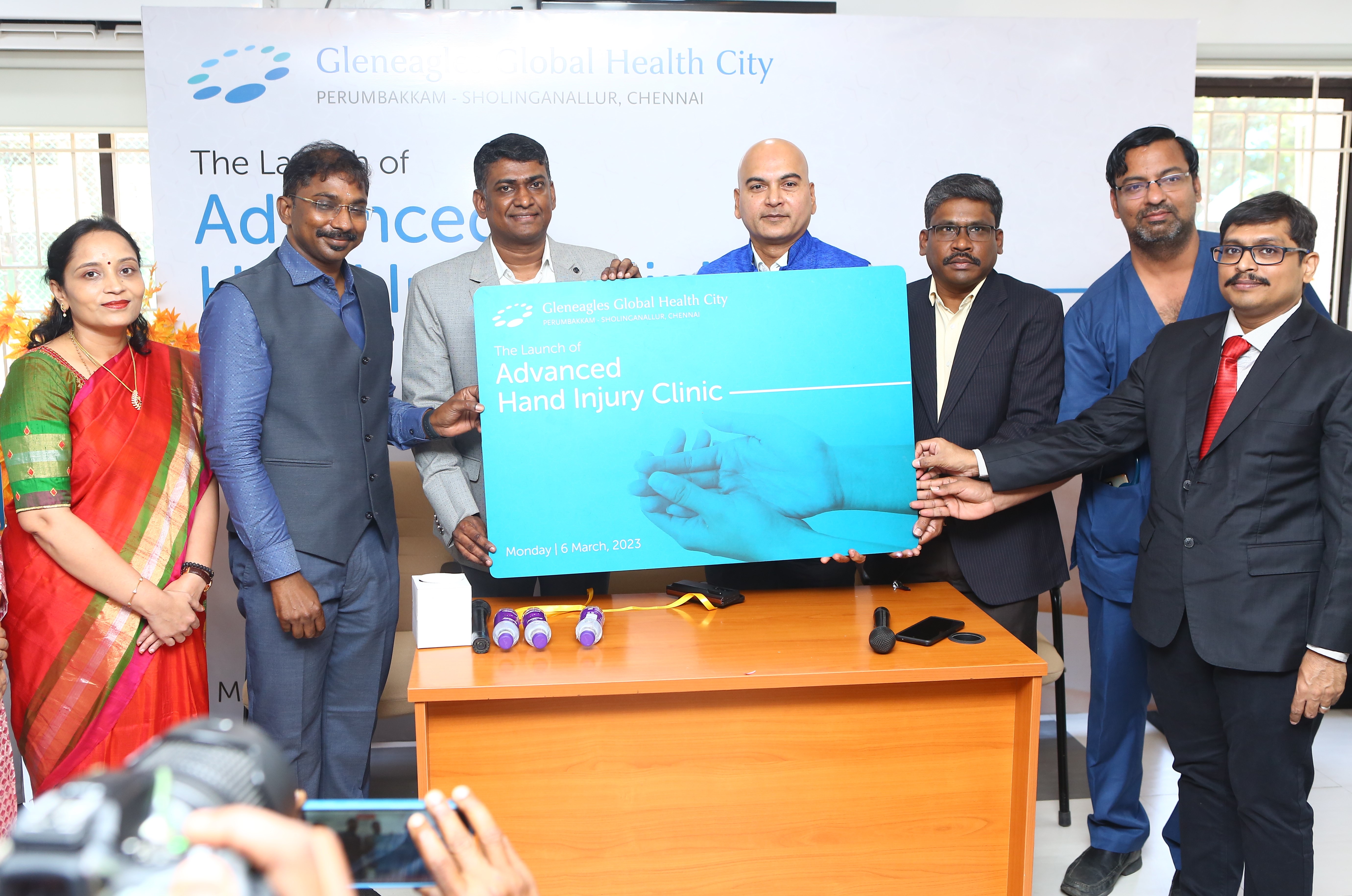 Gleneagles Global Health City launches 24×7 Advanced Hand Injury Clinic