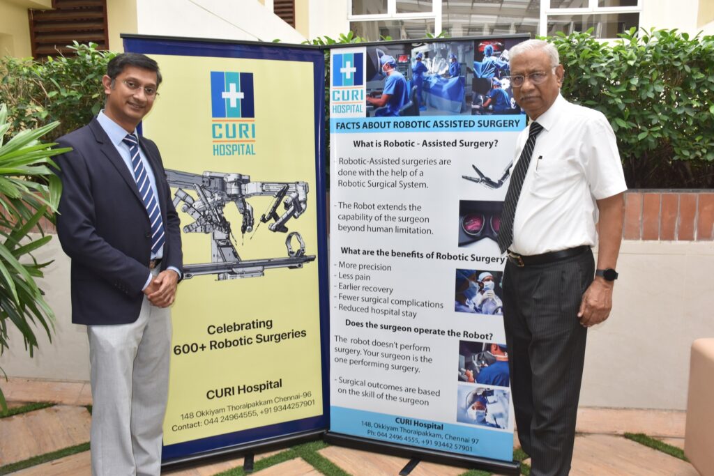 CURI’S MILESTONE IN ROBOTIC SURGERY