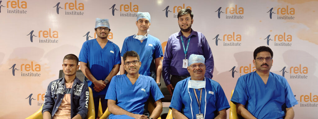 Rela Hospital Doctors save life of man with 2 inch nail shot in head with industrial gun