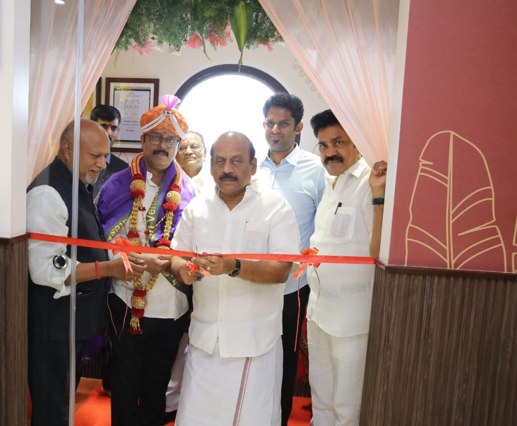 NANDHANA PALACE LAUNCHES ITS THIRD RESTAURANT IN CHENNAI Inaugurated by Minister T M Anbarasan