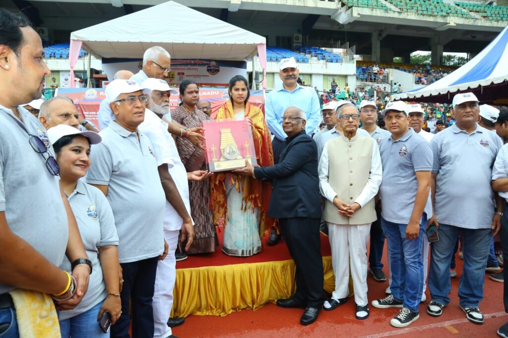 Mayor Ms. Priya Rajan Greater Corporation of Chennai inaugurated the Grand Finale of Rajasthani Olympiad 2023