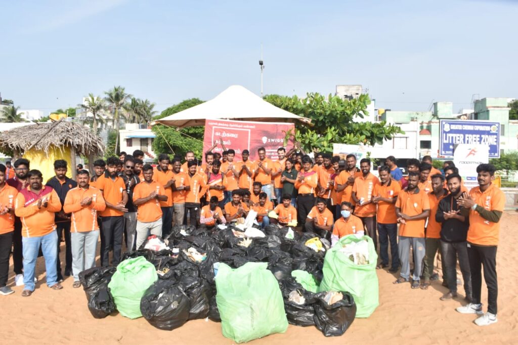Swiggy and Bhumi NGO Join Forces for a Cleaner, Greener Chennai on Madras Day