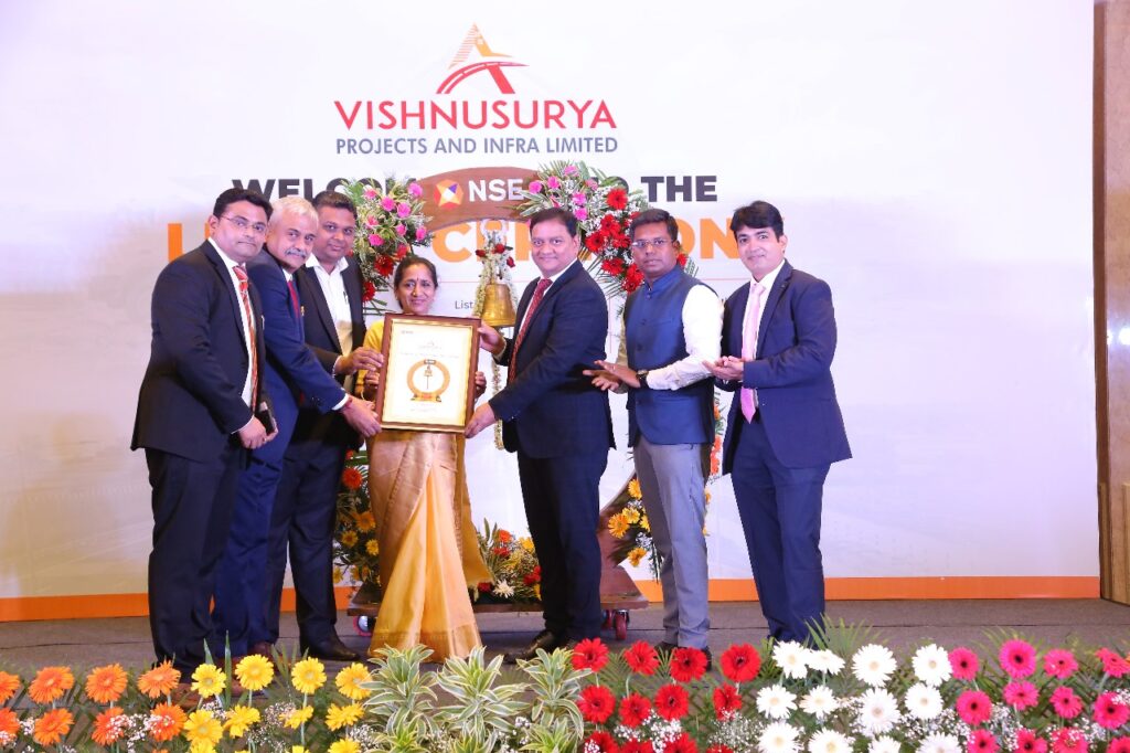 Vishnusurya Projects IPO Lists on NSE Emerge; Raises about Rs. 50 Crore