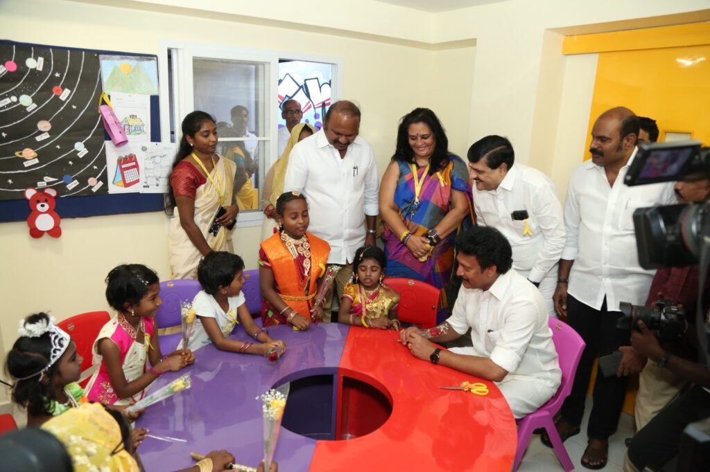 Minister of State for School Education Inaugurates “Canshala” for children Battling Cancer 