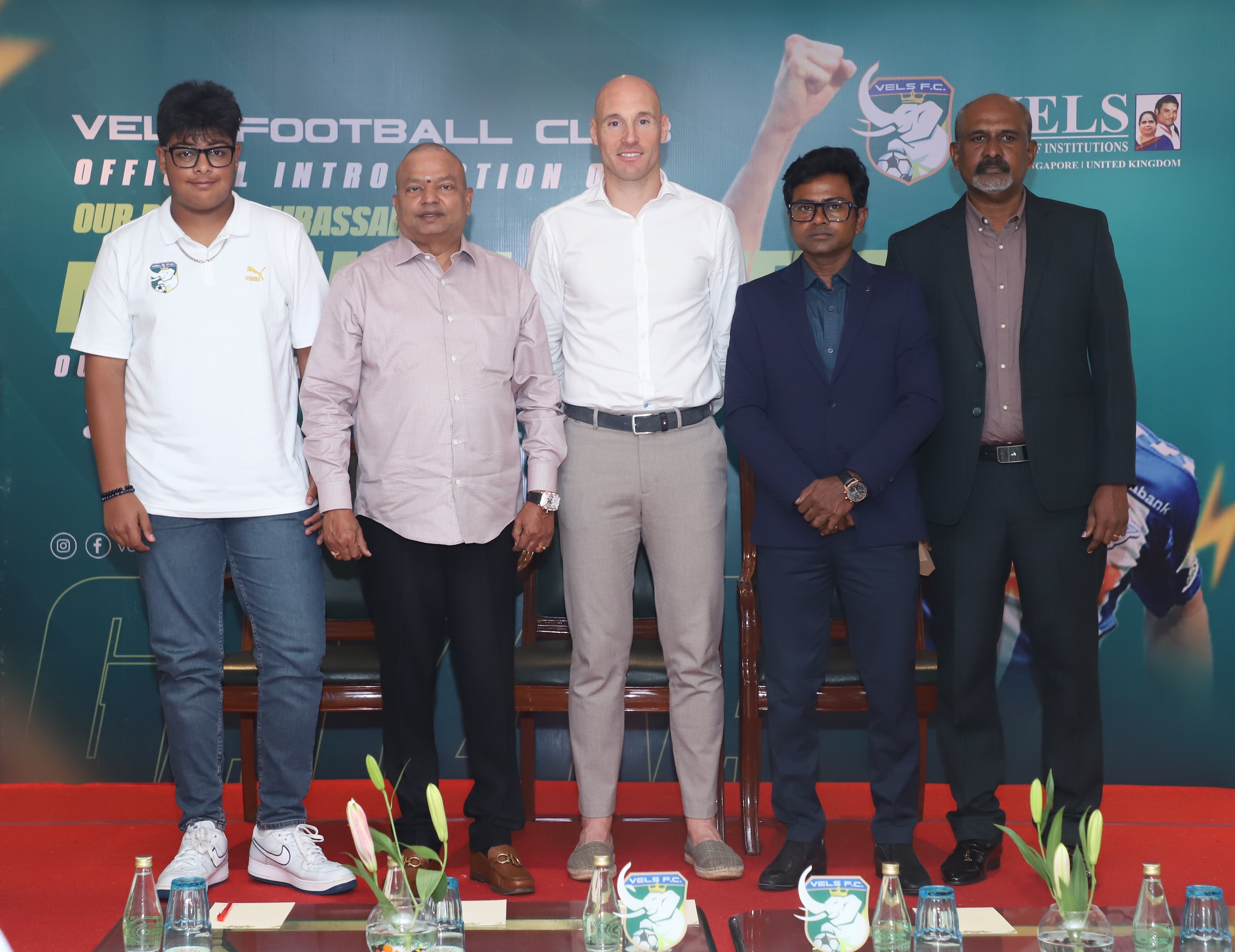 DR. ISHARI K GANESH, PRESIDENT OF VELS FOOTBALL CLUB ANNOUNCES INTERNATIONAL AMBASSADOR OF VELS FC – GAIZKA TOQUERO