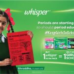 Whisper teaches young girls – Periods ka matlab healthy hai aap!