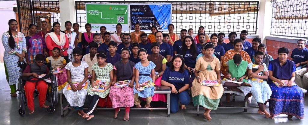 AbbVie Employees in Chennai Volunteer During 9th Annual “Week of Possibilities” to Support Children with Intellectual Disabilities