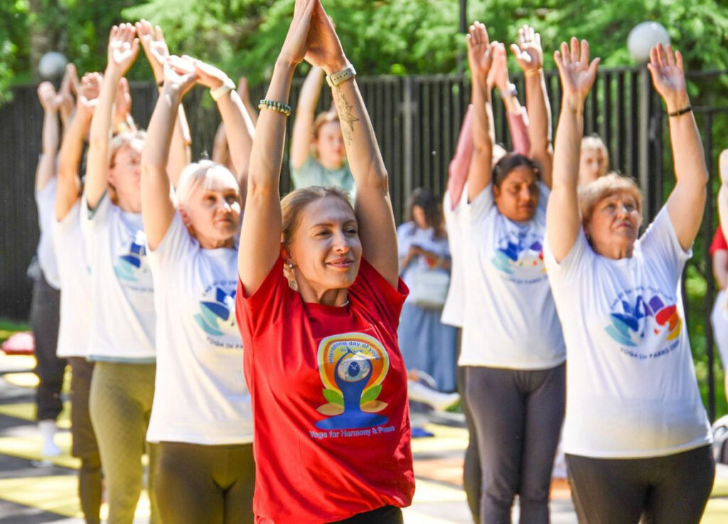 Moscow Celebrates International Yoga Day