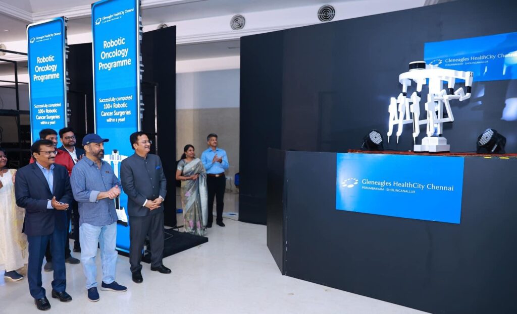 Gleneagles HealthCity Chennai Celebrates 100 Plus successful Robotic Assisted Cancer Surgeries in One Year