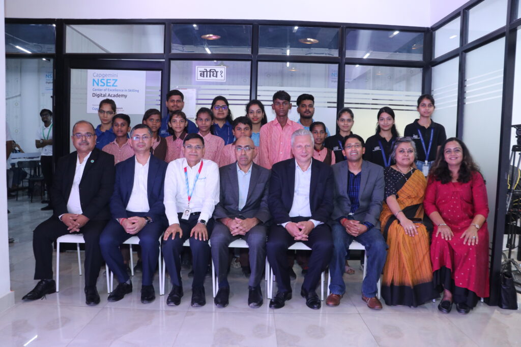 Capgemini in collaboration with NSEZ launches first of its kind Center of Excellence in Skilling for youths 