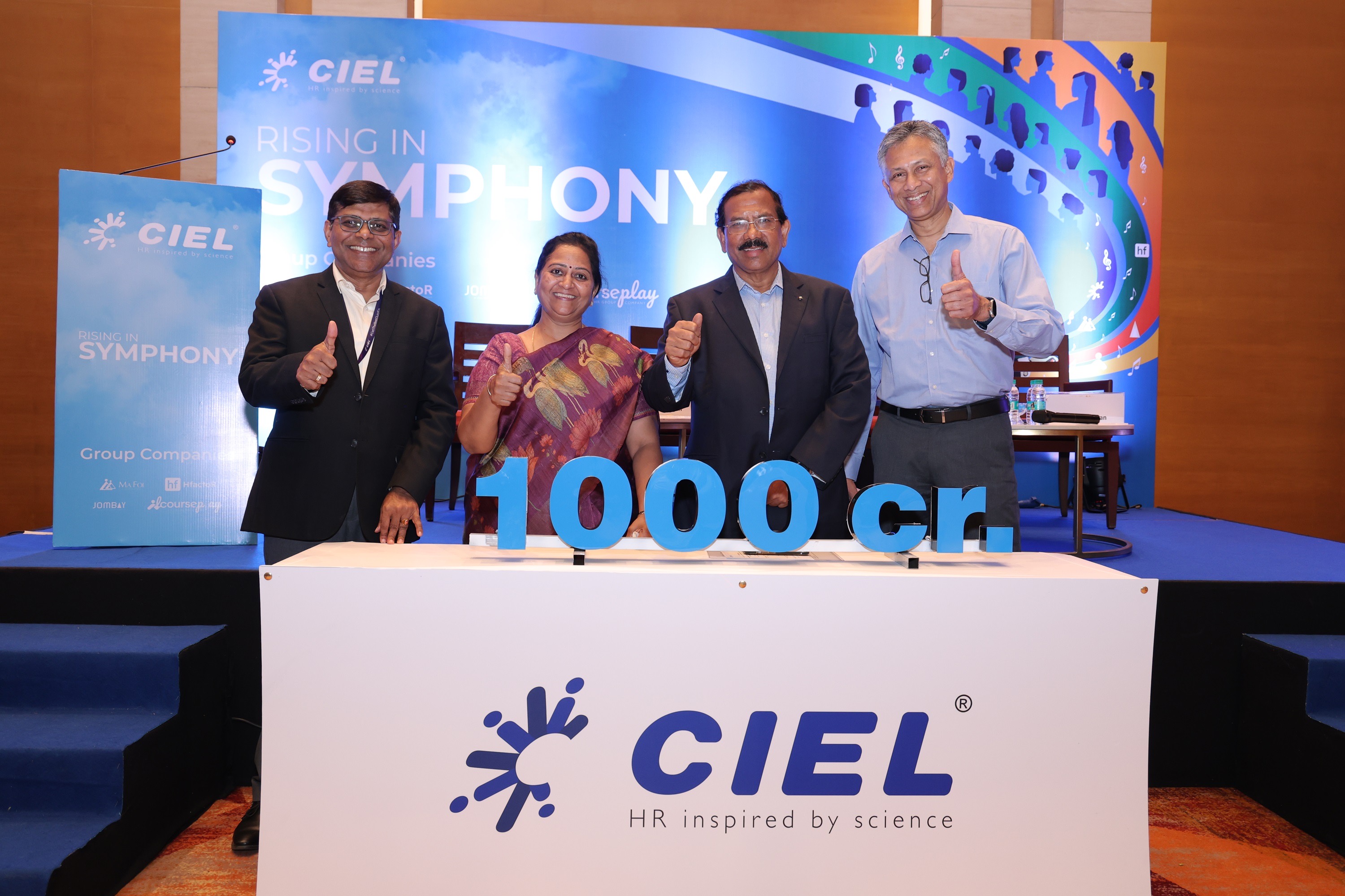 CIEL HR Makes Grand Entry into INR 1000 Crore HR-Club