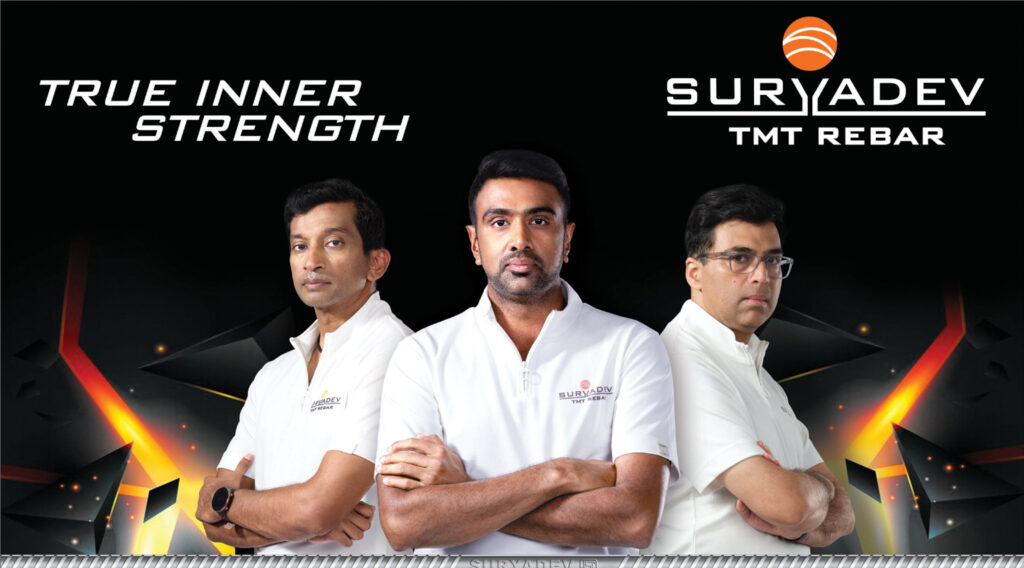 Suryadev TMT Launches New Campaign Focused on Inner Strength with Three Iconic Brand Ambassadors 