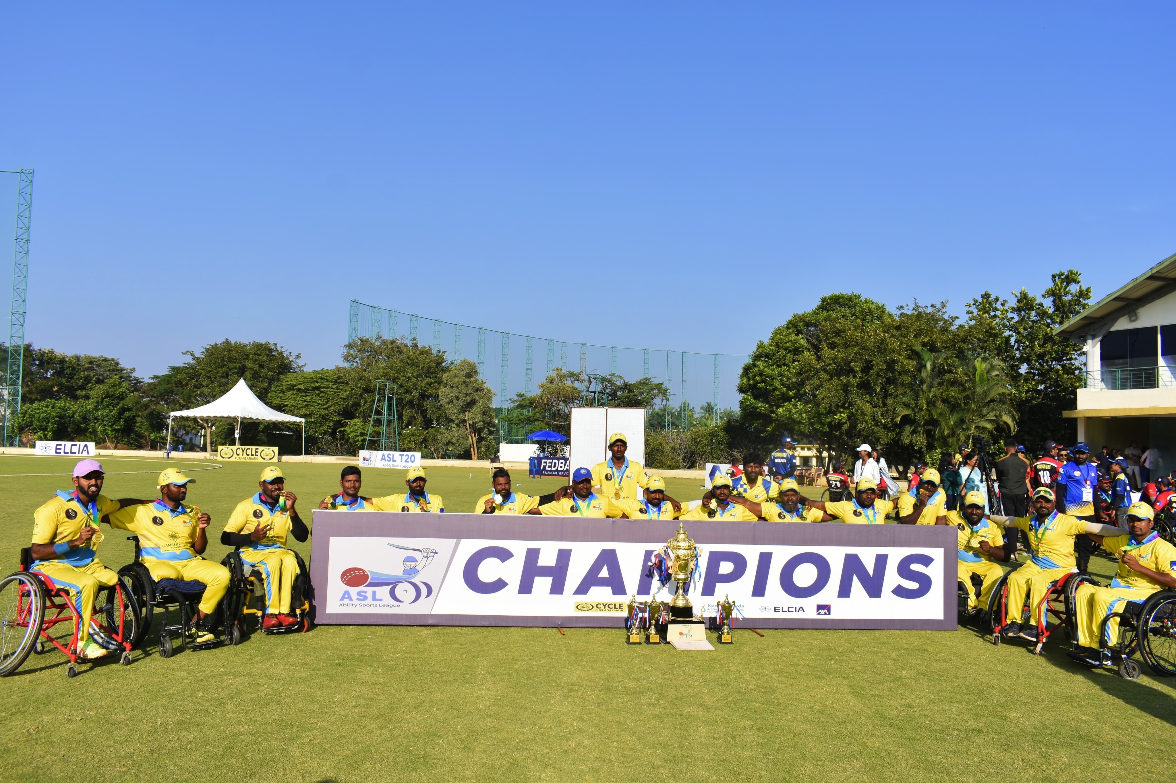 Chennai Legends Crowned Winners of the 3rd Edition of Ability Sports League