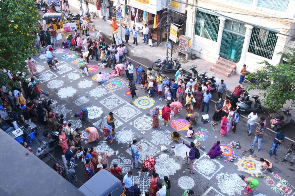 Kolam Competition brings colour to Sundaram Finance Mylapore Festival 2025  