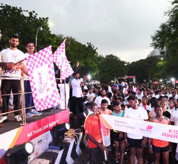 Kauvery Hospital Hosts 6,500 Participants in the K10K Cancer Awareness Run