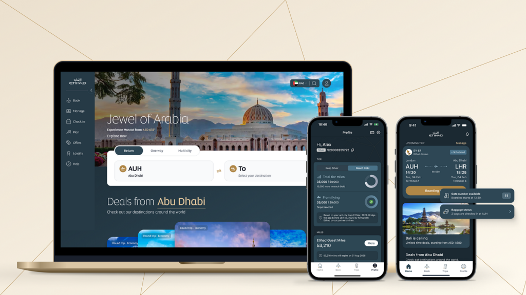 ETIHAD AIRWAYS UNVEILS BOLD NEW DIGITAL EXPERIENCE