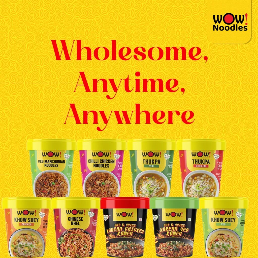 Wow! Momo Disrupts FMCG Cup Noodles Market with ‘Desi-Asian Flavours’ – A First in India