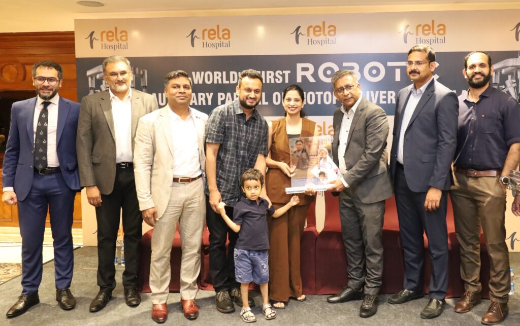 Rela hospital has achieved a historic milestone by becoming the first hospital in the world to perform a robotic liver transplant