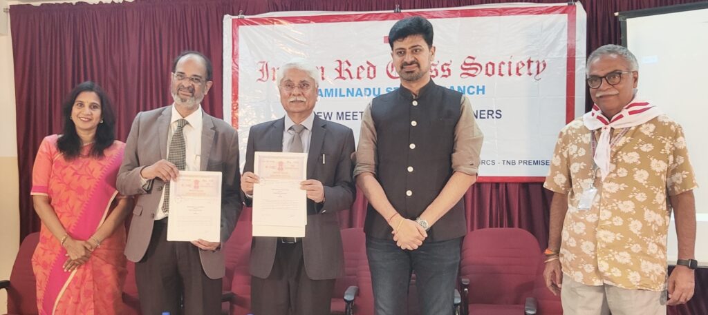ALERT and (IRCS) TN Branch ink MoU to Promote First Aid Awareness & Emergency Preparedness in TN