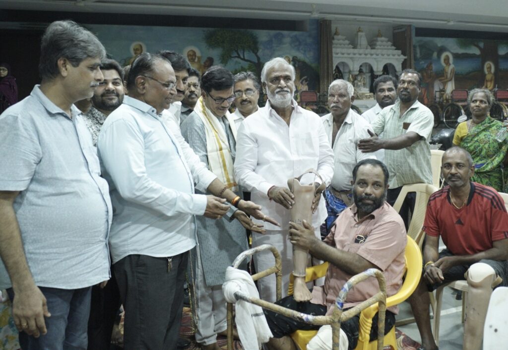 Adinath Jain Trust, Chennai empowers 600 differently abled & underprivileged people with free prosthetic aids worth Rs. 30 Lakhs