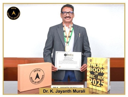 Retired IPS Officer Dr. K. Jayanth Murali Creates History by Conquering 159 Marathons, Earns Spot in India Book of Records 2026