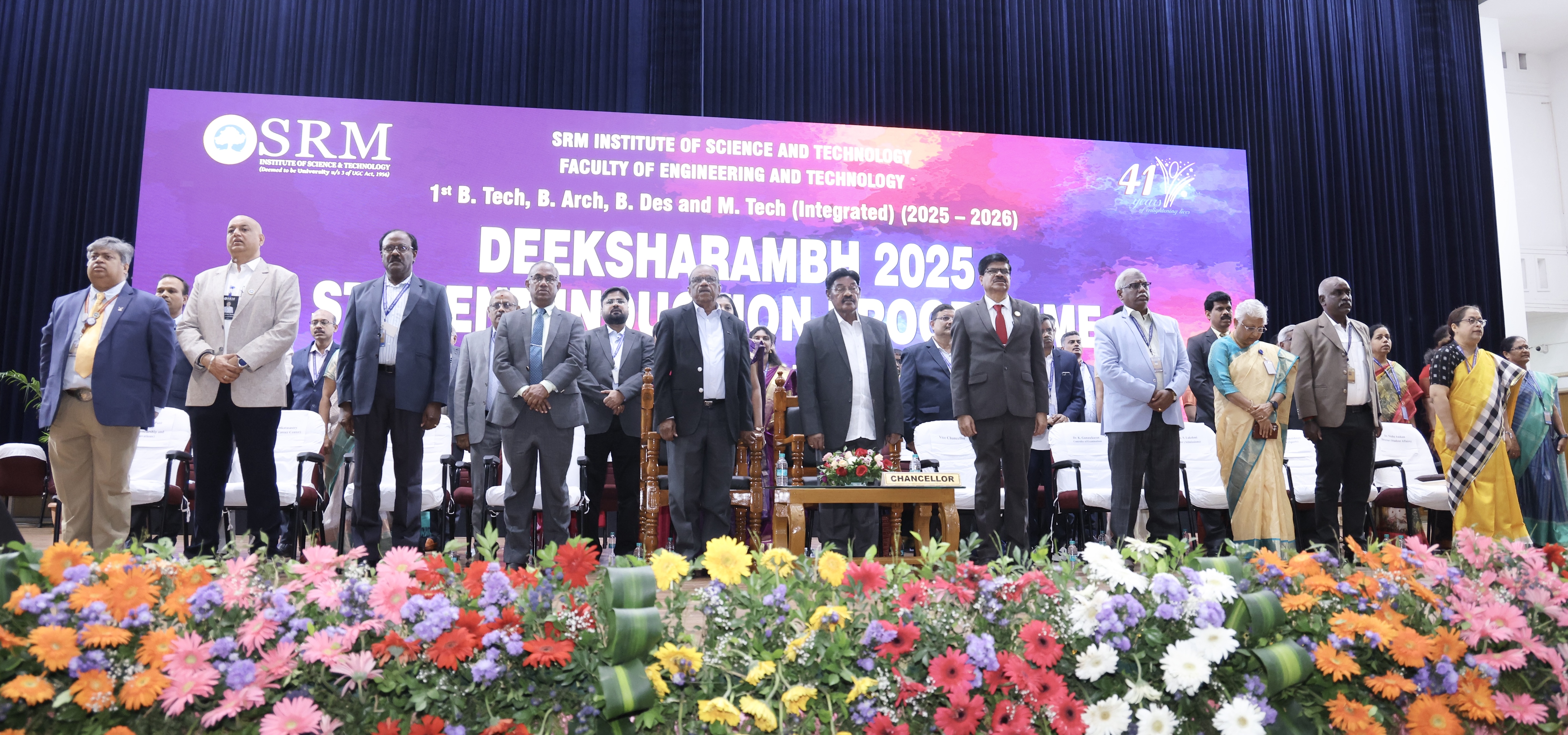 SRMIST Hosts Grand Induction Ceremony, Welcoming Future Changemakers to the Faculty of Engineering & Technology