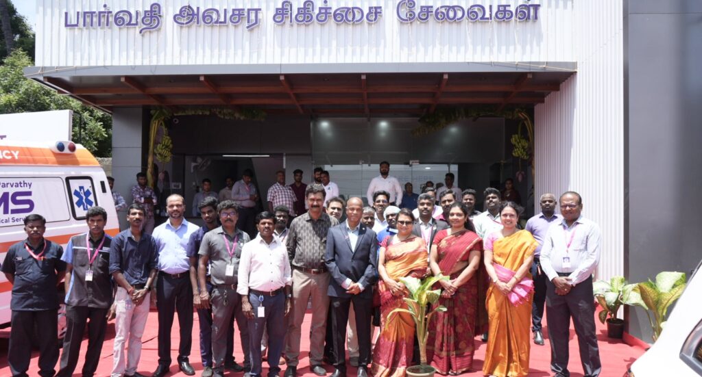Parvathy Hospital launches Emergency Medical Services (EMS) in Irumbuliyur, Tambaram