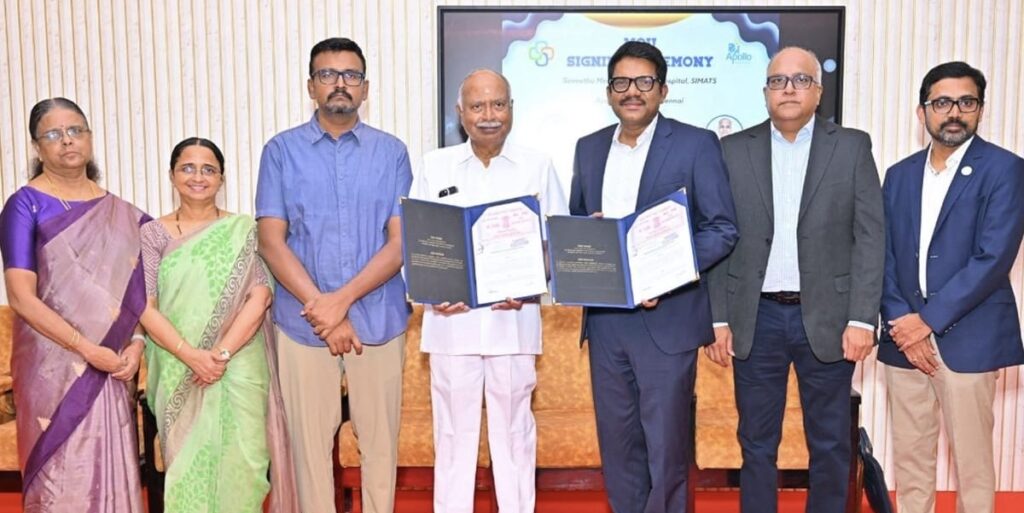 Saveetha Medical College & Hospital, SIMATS Signs MoU with Apollo Hospitals, Chennai