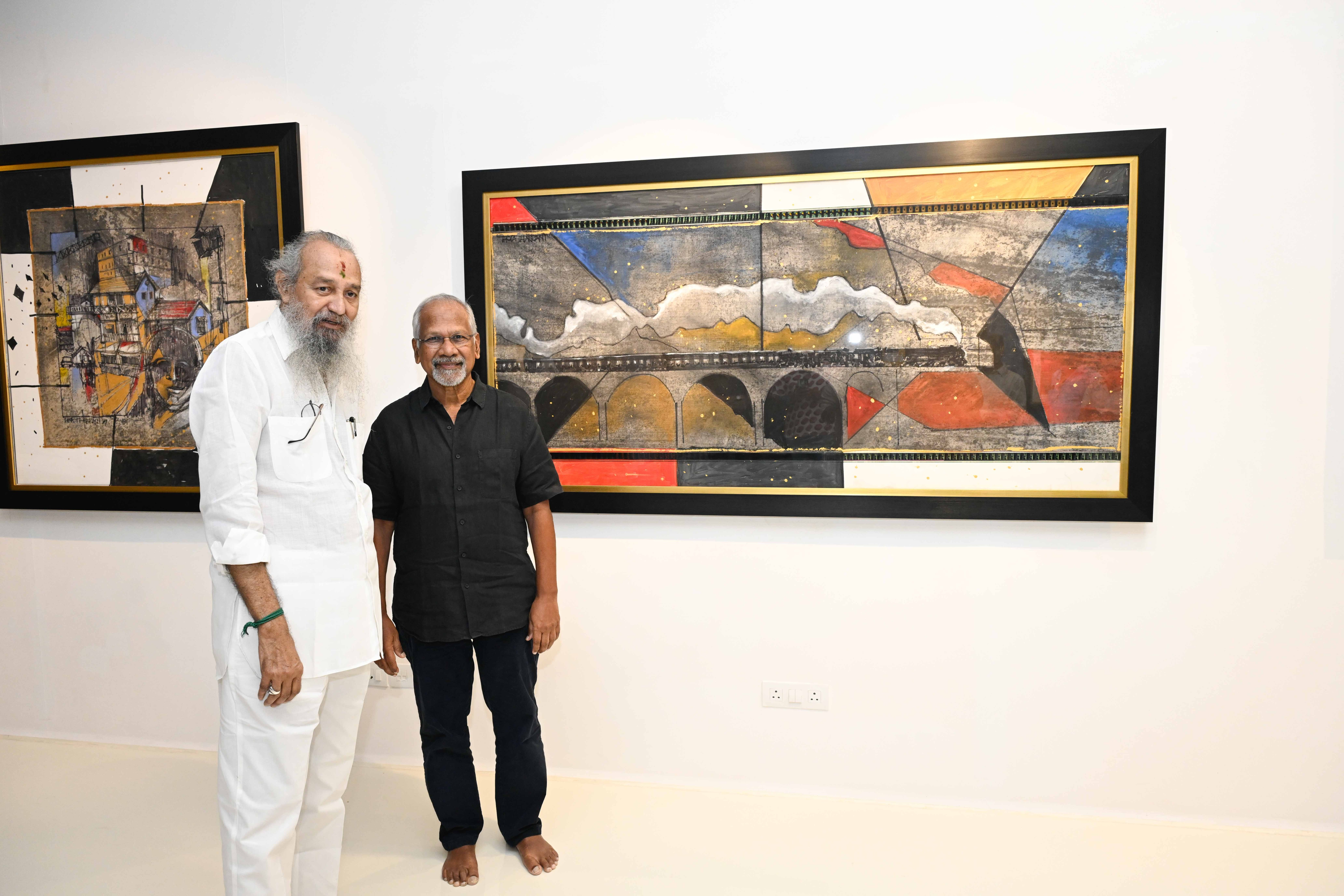 Padma Shri Thota Tharrani’s Art Showcase – ‘Footnotes on Cinema’ Captivates Chennai, Celebrating Celluloid on Canvas