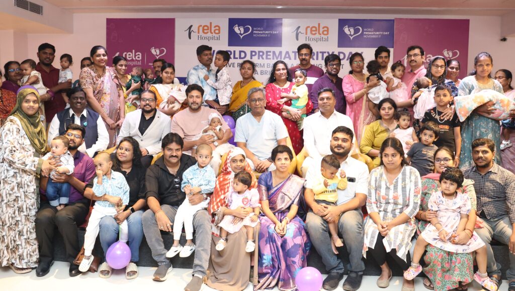 Rela Hospital Marks World Prematurity Day, Bringing Together Over 50 Preterm Babies and Families