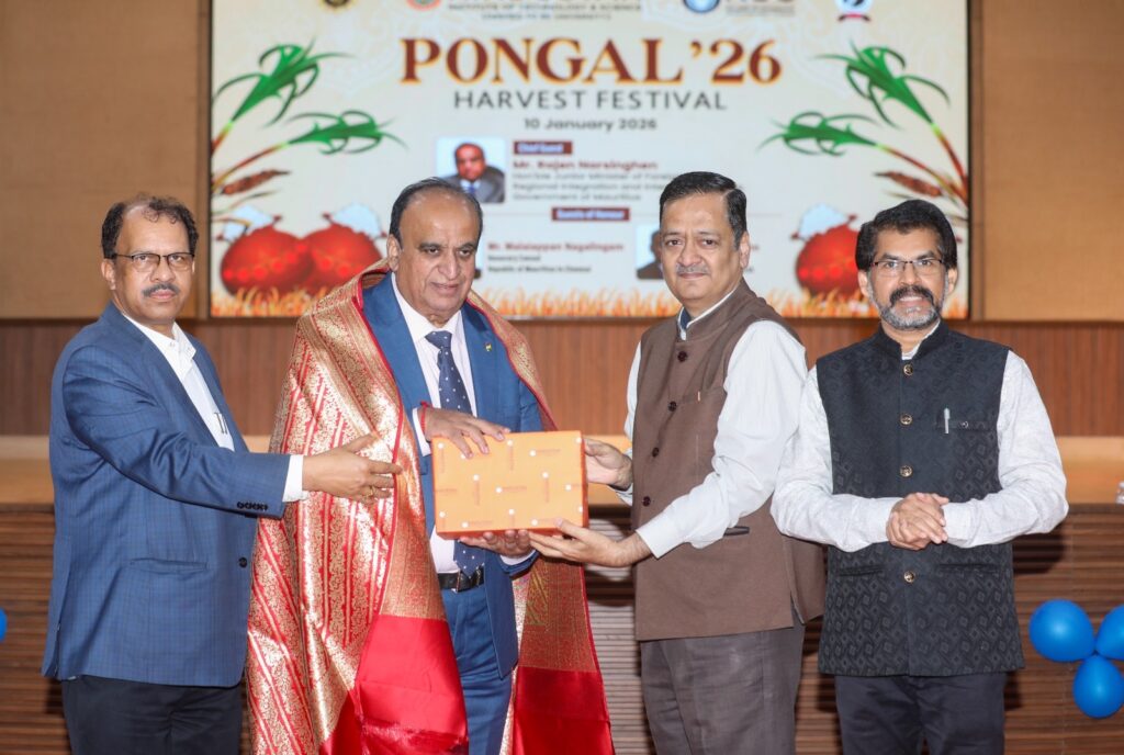 Mauritius Minister Graces Mega Pongal 2026 at HITS, Highlighting Tamil Heritage, Student Creativity, and International Cultural Ties