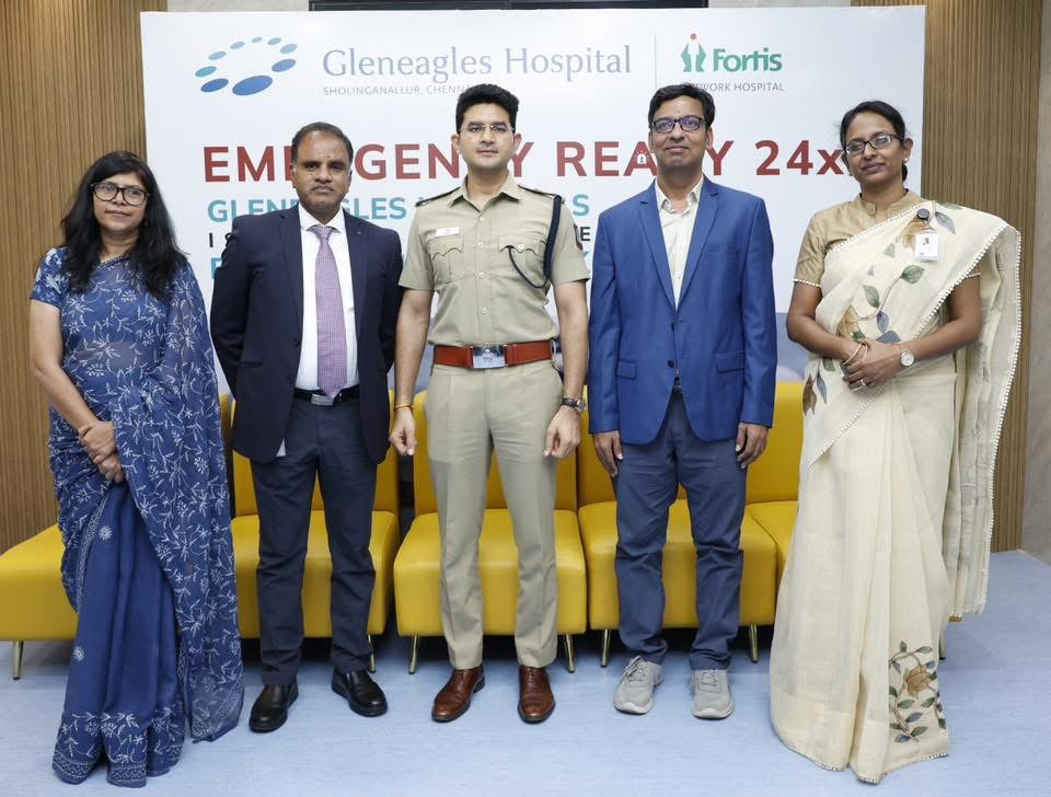 Gleneagles Hospital Chennai Inaugurates State-of-the-Art Emergency Wing, door-to-decision time under 30 minutes