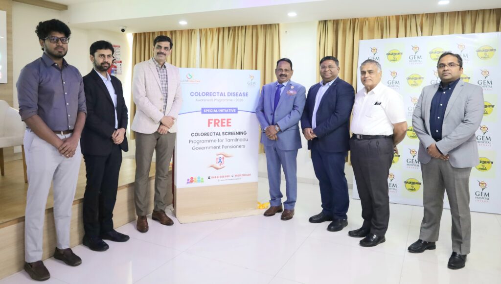 GEM Hospital Observes Colorectal Cancer Awareness Month with Free Screening Initiative for TN Govt Pensioners