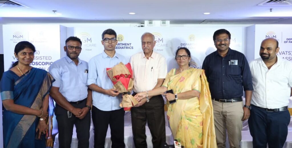 MGM Healthcare Malar, Adyar Removes Congenital Lung Defect in One-Year-Old Using Minimally Invasive Surgery