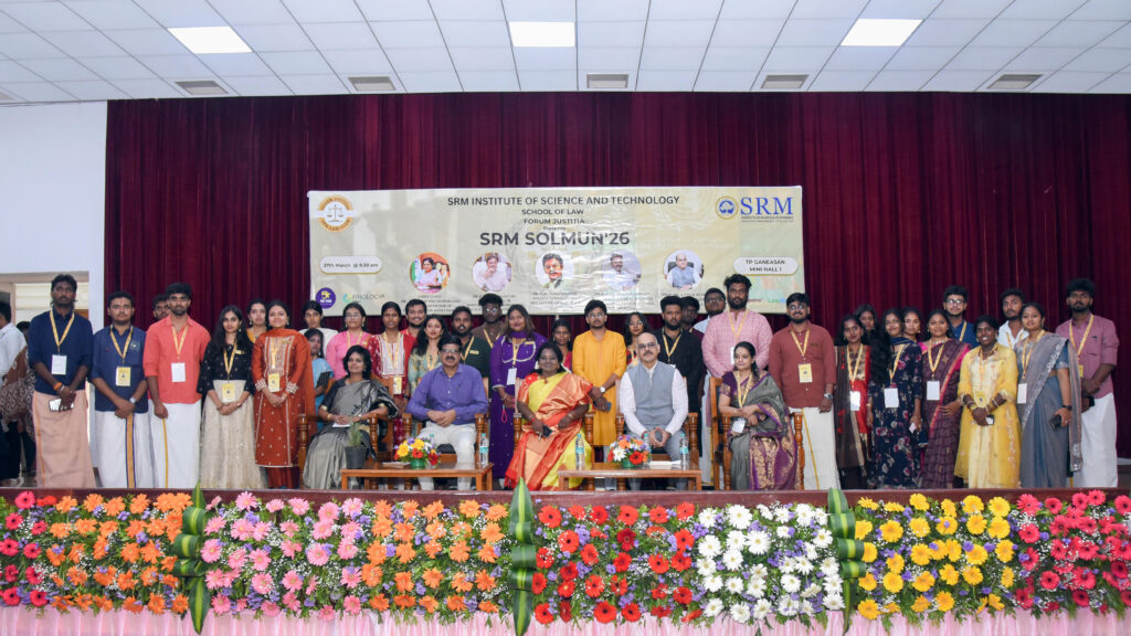 “Nations that communicate effectively can resolve even the most complex conflicts,” says Dr. Tamilisai Soundararajan at SRM SOLMUN’26