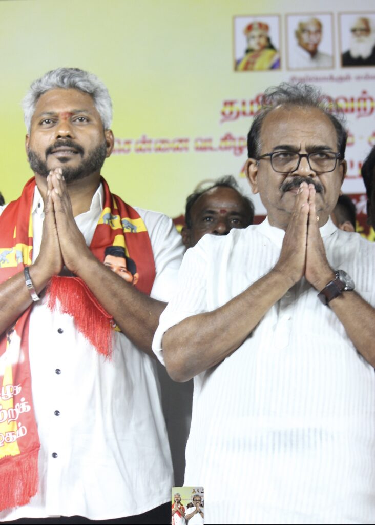 Tamilaga Vettri Kazhagam Successfully Conducts Grand Policy Awareness Public Meeting and Distributes Welfare Assistance to 500 Beneficiaries in R.K. Nagar.