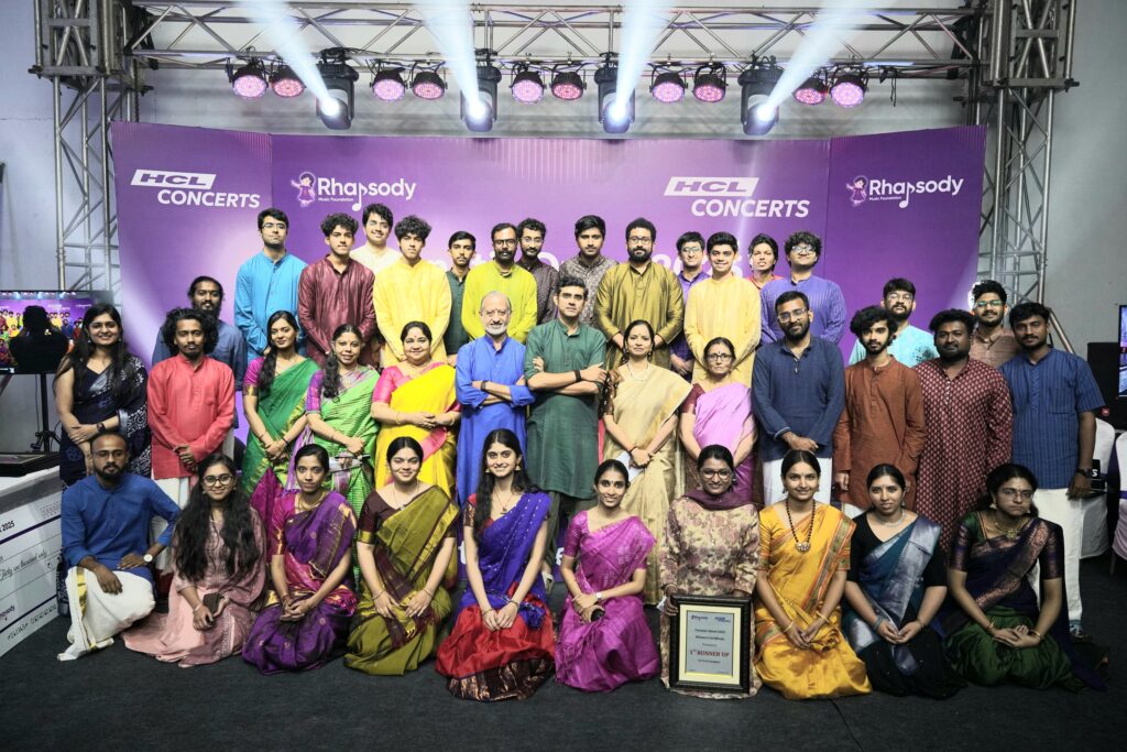 HCL Concerts announce winners for the 5th edition of Carnatic Quest, powered by Rhapsody Music Foundation
