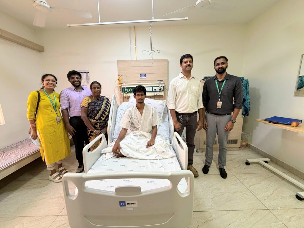 SRM Global Hospitals Saves 23-Year-Old Medical Intern After Serious Road Accident