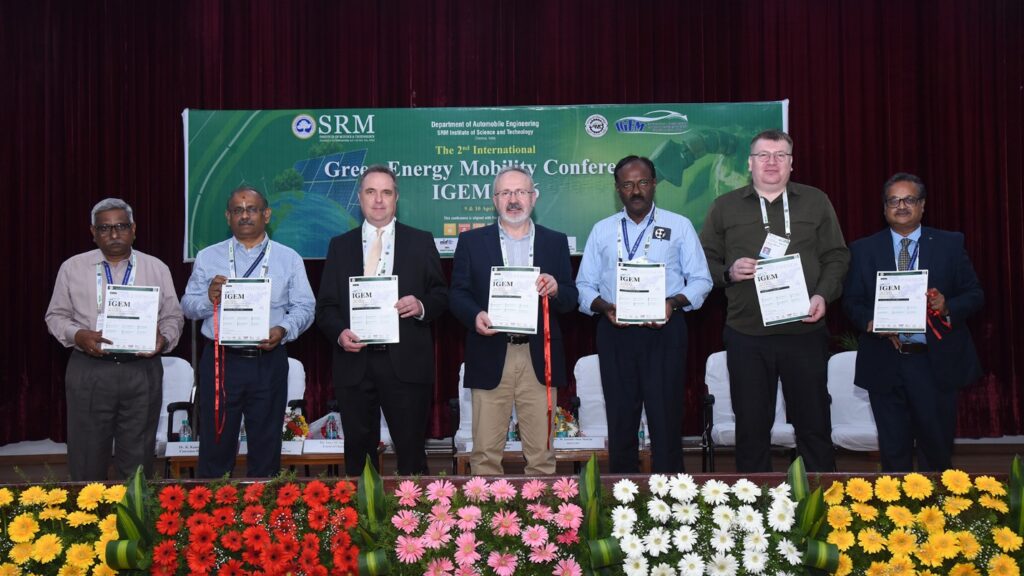 Dr. Ibrahim Dincer at the 2nd International Green Energy Mobility Conference, SRMIST