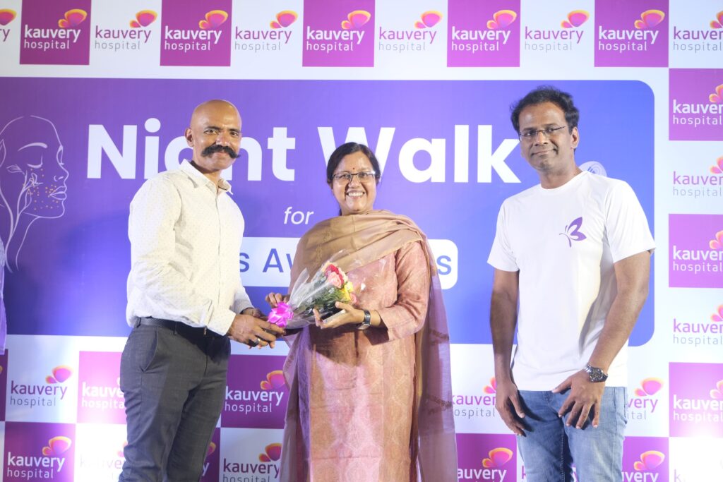Kauvery Hospital Alwarpet Organises Night Walk for Lupus Awareness