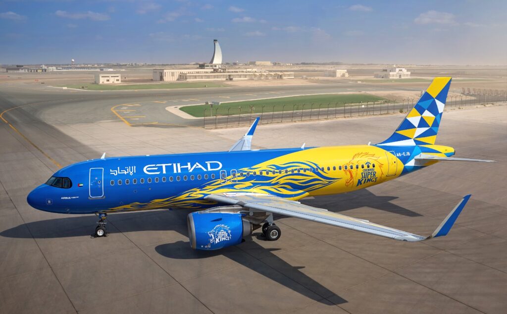 CHENNAI GOES WHISTLE PODU AS ETIHAD AIRWAYS BRINGS THE CSK FEVER BEYOND THE STADIUM