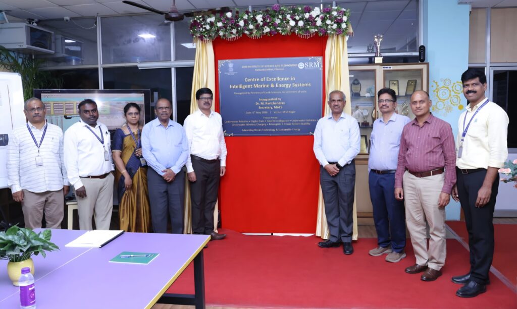 India Strengthens Ocean-Tech Push with MoES-Backed Centre at SRMIST
