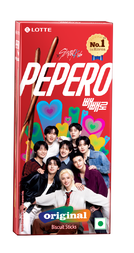 LOTTE Wellfood Renews Global Brand Ambassador Contract with Stray Kids for PEPERO