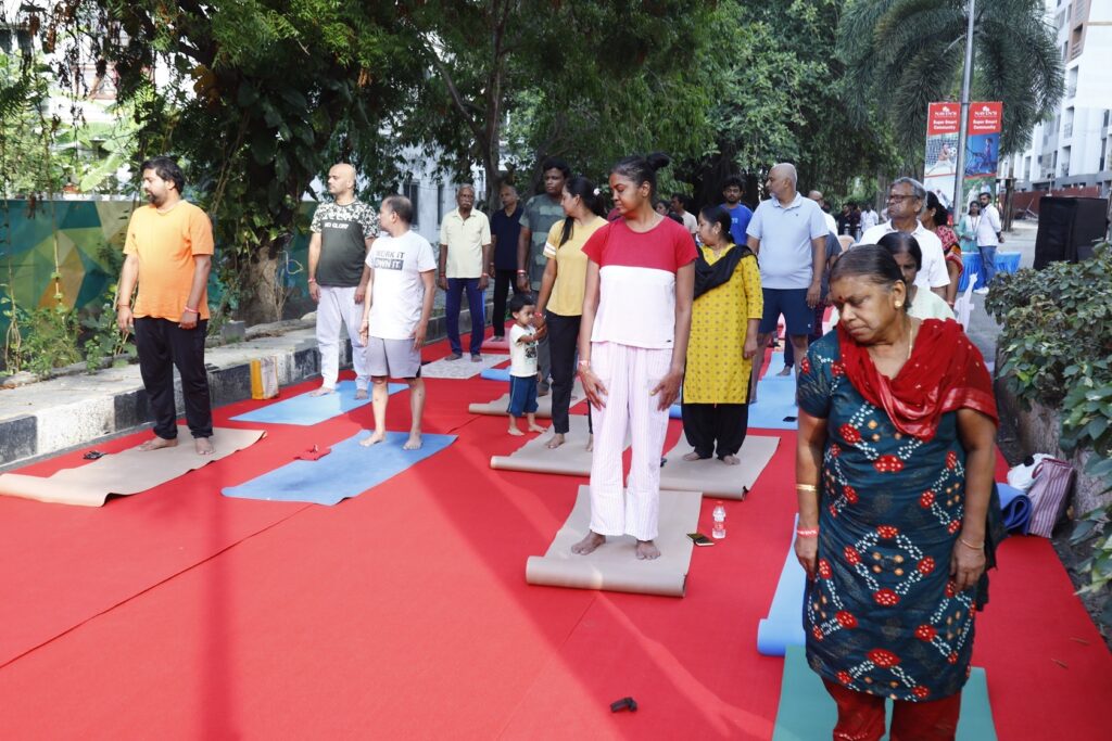 Navin’s Marks International Yoga Day with Community Wellness Initiative