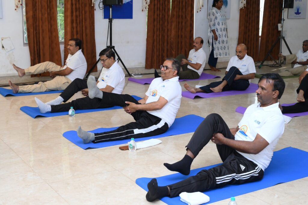 Indian Overseas Bank Celebrates 12th International Day of Yoga