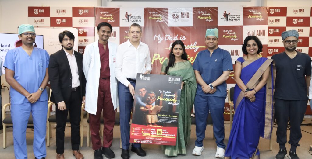 AINU Chennai Launches Mega Free Prostate Screening Camp to Celebrate Father’s Day; A Gesture to Care for their Father’s Health